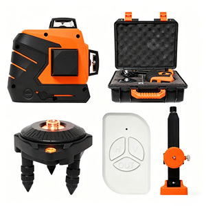 Niveau laser rotatif automatique 360° à 5 points PKS-081, outils artisanaux originaux et puissants, laser 3D, machine de nivellement à ligne spirituelle - Product Image 4