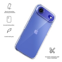 Coque antichoc pour iPhone 17 Air 17 Pro Max avec coins à coussin d'air et dos résistant aux rayures