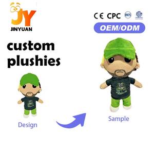 Peluche de dessin animé créative, mignonne, lavable, ultra douce, de haute qualité, vente en gros pour commerçants, <span class=keywords><strong>jouet</strong></span> en peluche animal personnalisé - Product Image 6