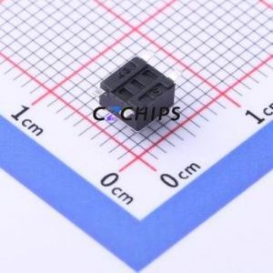 YTS1H0152TBG00 Tactile Switch SMD-4P,4.5x4.5mm Switch Single Pole Single Throw Round Button 2.5N Vertical Mount - Product Image 2