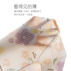 Body de manga larga para bebé, mono transpirable de algodón fino, ropa de verano unisex - Product Image 2