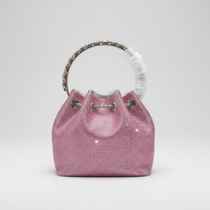 Bolso de noche de lujo de alta costura para mujer, bolso de mano con purpurina para fiesta, banquete, boda, bolso de hombro con cadena - Product Image 1