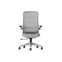 Chaise de bureau ergonomique moderne avec appui-tête réglable, siège pivotant confortable en maille pour personnel, dirigeants, visiteurs, chaise en plastique