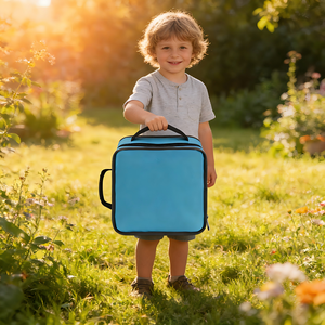 Custom Logo 600D Oxford Lunch Cooler Bag Insulated for Office Travel Picnic Thermal Bag Soft <b>Tote</b> Cooler Box With Shoulder Strap - Product Image 4