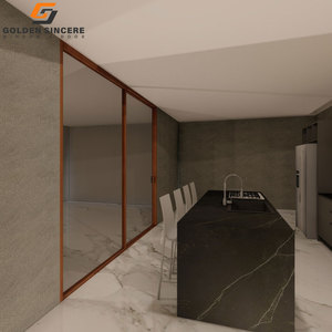 ประตูกระจกโรงรถสำหรับบ้านกระจกประตูสไลด์หน้าต่างกันลม - Product Image 5