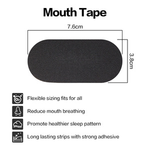Besser schlafen Bambus Seide Baumwolle Premium Lavendel Duft Schlaf Schnarchen Mundst reifen Band Mundband mit Loch schlafen - Product Image 2