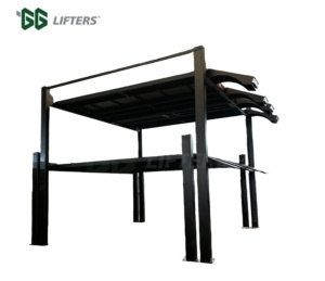 Ba thủy lực 3 cấp 4 bài bãi đậu xe nâng xe nâng xe nâng xe Stacker thiết bị đỗ xe máy đậu xe Hệ thống bãi đậu xe - Product Image 3