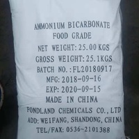 Bicarbonate d'ammonium d'additifs de catégorie comestible utilisés pour des biscuits