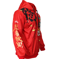 Ropa Deportiva Personalizada con Cremallera, Tejido Softshell Grueso y Estampado de Dragón, Disfraces de Navidad, Estampados de Animales del Zodíaco