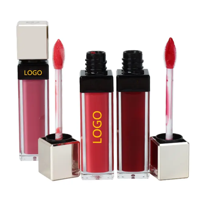 Hochwertiges Pigment ohne Etikett Roségold Tube Custom Oem Matte Lipstick