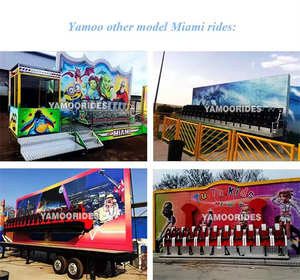 Vente chaude usine : Manèges Crazy Wave <span class=keywords><strong>Miami</strong></span> montés sur remorque pour jeux de carnaval extérieurs, pour parcs de trampolines, en alliage, FRP et acier, haute capacité - Product Image 6