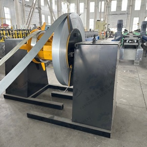 Machine de formage de poutrelles en acier HAUAN à double tête de poinçonnage, type CZ, haute productivité, contrôle PLC 380V - Product Image 4