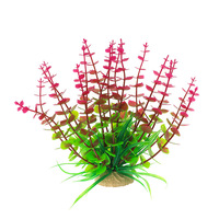 Plantes artificielles en plastique en gros PKY, mini aquarium pour la décoration d'aquariums, accessoires d'aquarium, plantes d'aquarium