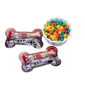 Vente en gros de bonbons importés Bonbons arc-en-ciel crâne sur le thème de l'Halloween BRC Bonbons aromatisés aux fruits <span class=keywords><strong>Bonbon</strong></span> Halal Dulces Exotique Fantaisie Bonbons à mâcher - Product Image 3