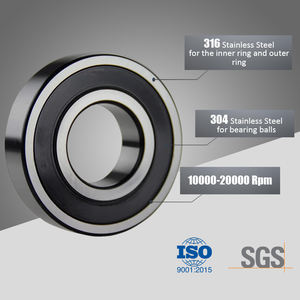 6301RS 6301 2RS Rodamiento rígido de bolas de alta calidad 6301-2RS 6301.2RS balinera 6301 - Product Image 3