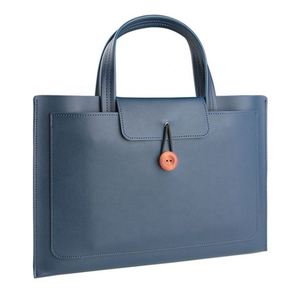 Black Travel Business Laptop <b>Bags</b> Covers <b>Computers</b> Pu Leather Briefcase Messenger Laptop Sleeve - Product Image 6