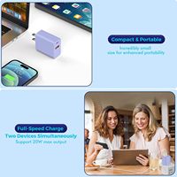 20W Snellader Universele EU USB-C PD Telefoonladers Groothandel CE Gecertificeerde Stroomadapter 100-240V