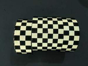 Diseño personalizado gris plata reflectante a <span class=keywords><strong>cuadros</strong></span> blanco y negro impresión Check cinta de tela coser en Reflector ropa de trabajo <span class=keywords><strong>chaleco</strong></span> de seguridad - Product Image 2