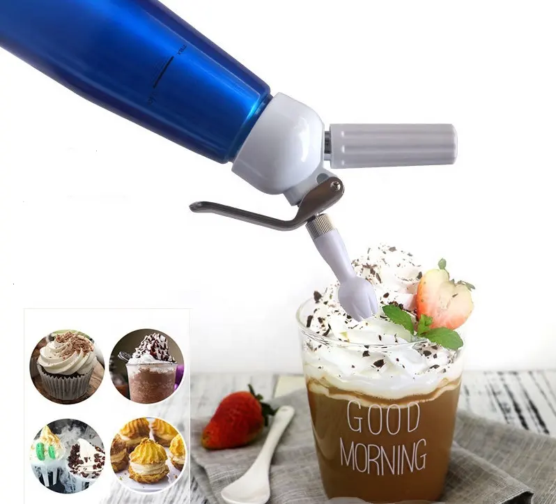 Portable Cream Charger Whipper Whip Coffee Dessert Dispenser Foam Whipped  US