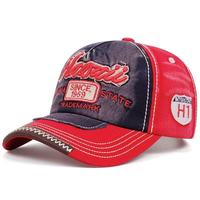 Gorra de Béisbol Vintage Personalizada con Bordado, Estilo Desgastado, Gorra Deportiva de 5 Paneles con Parche para Hombre y Mujer
