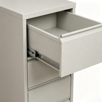 Archivador Lateral Metálico de 4 Cajones para Archivos de Tamaño Legal/Letter/A4/F4