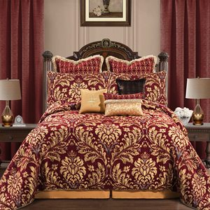 Nhà máy Jacquard bộ đồ giường Comforter bộ sang trọng trải giường - Product Image 1