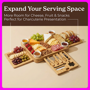 Plateau de service pour l'accueil et les réceptions, ensemble de planches à <span class=keywords><strong>charcuterie</strong></span>, ensemble de planches à <span class=keywords><strong>fromage</strong></span> en bambou, plateau à <span class=keywords><strong>charcuterie</strong></span> - Product Image 6