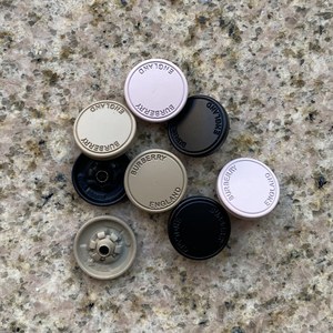 Nuovo stile di moda personalizzato con logo rotondo a scatto in lega di zinco bottone a pressione in metallo per l'abbigliamento - Product Image 4