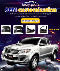 Carcasa de Carrocería Completa de Metal Guardabarros Delantero, Capó, Portón Trasero para <span class=keywords><strong>Land</strong></span> Cruiser, Camry, Corolla, Hilux, Sienna, RAV4 - Product Image 3