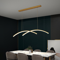Minimalistische Moderne Rechteckige Pendelleuchte für Esstisch mit Verstellbarer Höhe LED-Barlampe mit Dimmfunktion