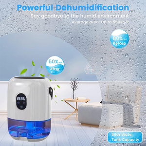 Mini <span class=keywords><strong>Deshumidificador</strong></span> de Aire Compacto y Portátil de 800 ml para Humedad en el Hogar, Cocina, Dormitorio, <span class=keywords><strong>Caravana</strong></span>, <span class=keywords><strong>Deshumidificador</strong></span> Peltier - Product Image 4