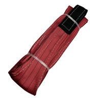 WLL 5 tonnes 150mm 2M haute ténacité Polyester plat oeil tissé sangle ceinture de levage pour le contrôle du fret