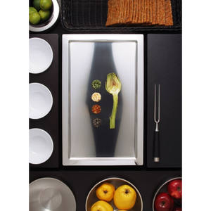 Plateau en acier inoxydable poli miroir, plateau de service pleine taille GN - Product Image 4