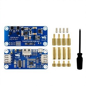 EParthub Pi <span class=keywords><strong>Zero</strong></span> PoE 3-USB HUB Ethernet Power HAT per Raspberry Pi <span class=keywords><strong>Zero</strong></span> - Product Image 3
