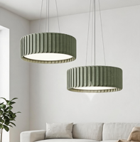 Luminaire suspendu en feutre PET insonorisant personnalisé, élégant, 42W LED, pour la décoration de salle de réunion