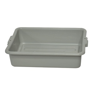 Comercial kitchen restaurant food dish container transport black polyethylene plastic utility moving bus tub tote storage box