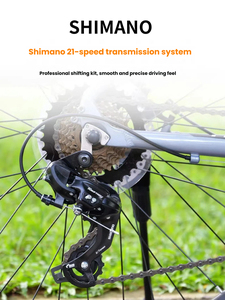 Bicicleta de Montaña Premium <span class=keywords><strong>Trifox</strong></span> Mk2 con Frenos de Disco Mecánicos de 21 Velocidades y Cuadro de Aleación de Aluminio para Aventuras al Aire Libre - Product Image 2