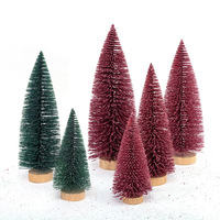 Mini sapin de Noël en PVC de 30 cm, ornement de bureau, décoration de Noël, fournitures de fêtes, centre de table - Approvisionnement direct usine, utilisation intérieure
