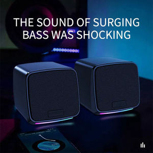 Gadgets chauds ordinateur <span class=keywords><strong>Audio</strong></span> bureau maison bureau petit haut-parleur ordinateur portable USB filaire lumineux Mini haut-parleur <span class=keywords><strong>Subwoofer</strong></span> - Product Image 2