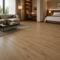 Plancher flottant en vinyle SPC facile à installer, avec noyau rigide, aspect bois de luxe, étanche, système de pose par clipsage LVP