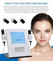 Appareil de beauté multifonctionnel 3 en 1 à jet d'oxygène, ultrasons et écran tactile pour salon