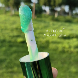 Aceite de labios que cambia de Color de alta calidad, brillo de labios mágico, <span class=keywords><strong>verde</strong></span>, cambio cálido, brillo de labios de vidrio brillante húmedo, Etiqueta Privada, logotipo personalizado - Product Image 2