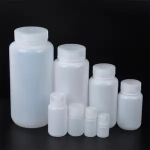 15ml weiße HDPE-Flasche mit rundem Mund und PP-Schraube