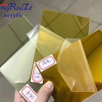 Plaque de miroir acrylique à faible MOQ, directement de l'usine, tailles personnalisables, épaisseur 1-3 mm, livraison rapide dans le monde entier