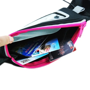 Stijlvolle design hardloopriem groothandel heuptas unisex buiktas voor mobiele telefoon met fleszak - Product Image 3