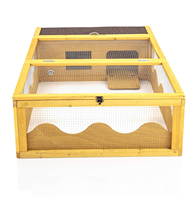 Cage de luxe moderne en bois pour tortues, boîte extérieure avec fonction coupe-vent pour petits animaux, toutes saisons