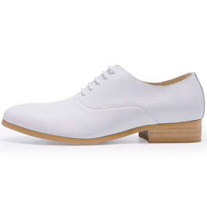 Zapatos de cuero blanco, piel de vacuno de primera calidad, zapatos formales británicos para hombre, zapatos formales para boda, zapatos de vestir y Oxfords - Product Image 5