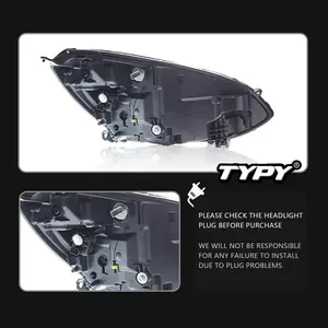 Accesorios para Auto, Faros LED de 12V y 6000K para Fit GR9 2021-2023, Actualización Modificada con Nueva Luz Diurna Dinámica y Señal de Giro - Product Image 4