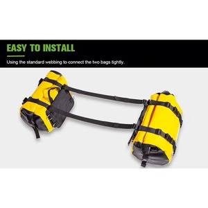Sacs de selle imperméables de grande capacité 40L avec logo personnalisé, sacs latéraux pour moto, pour les sports de plein air, la randonnée et les voyages - Product Image 2