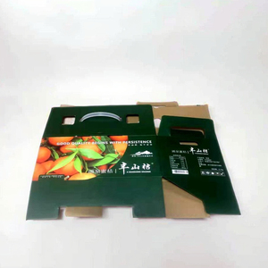 Biểu Tượng Tùy Chỉnh Sóng Có Thể Gập Lại <span class=keywords><strong>Carton</strong></span> Trái Cây Bao Bì Vận Chuyển Hộp Giấy Với Nhựa Xử Lý - Product Image 3